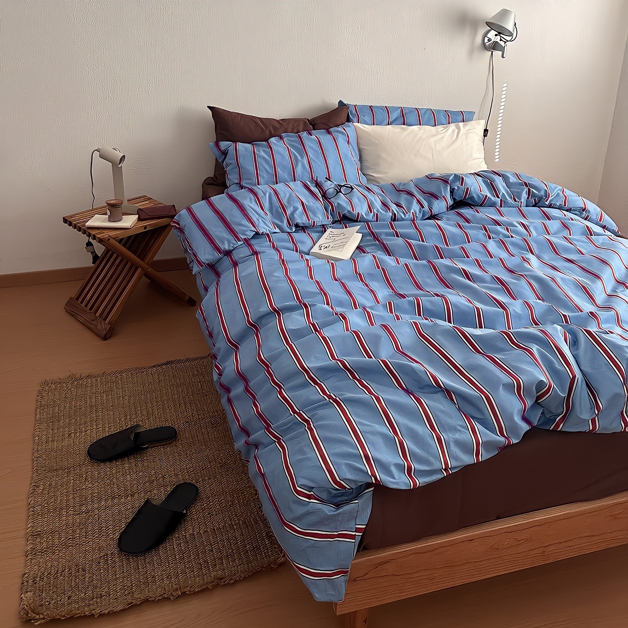 シンプルストライプ寝具セット