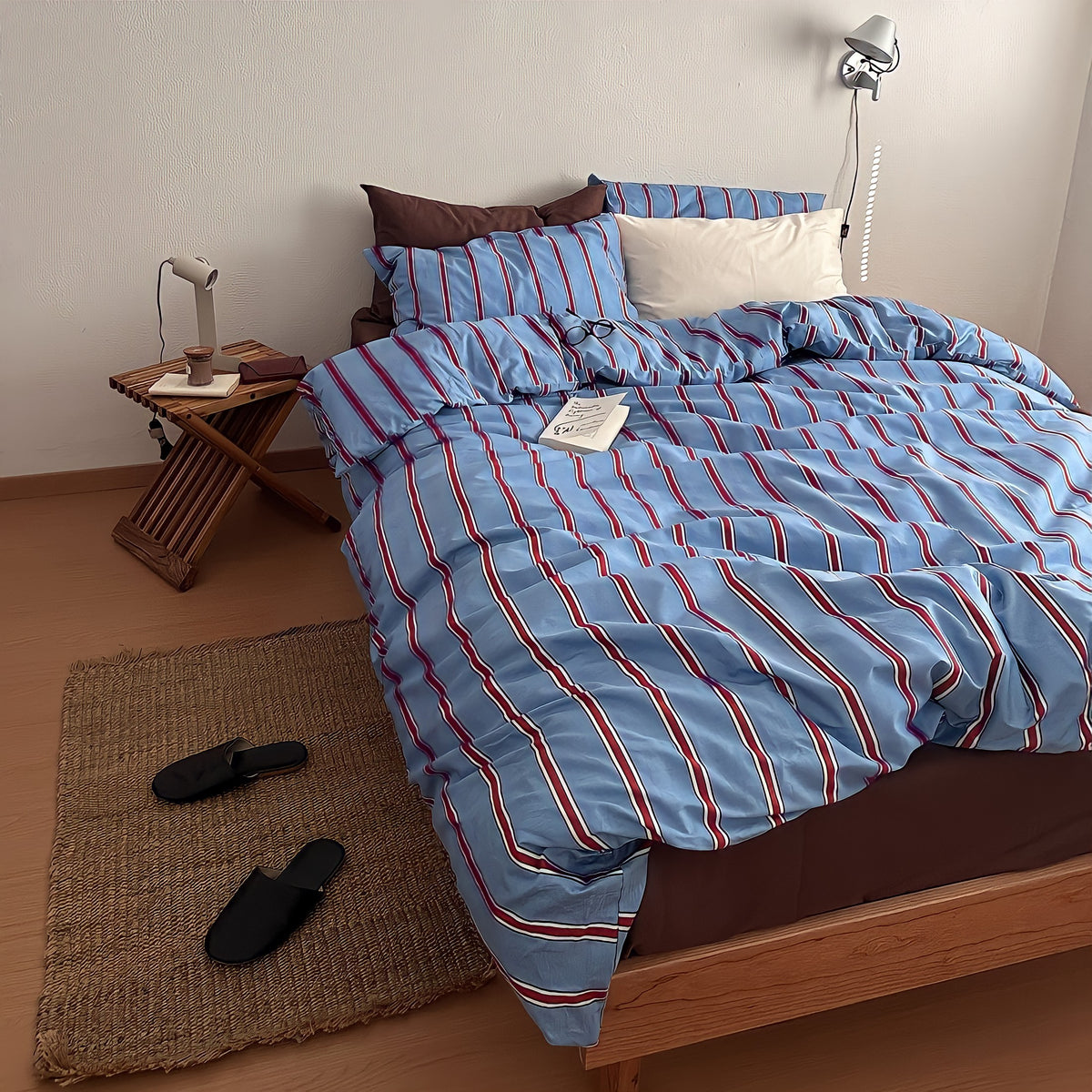 シンプルストライプ寝具セット