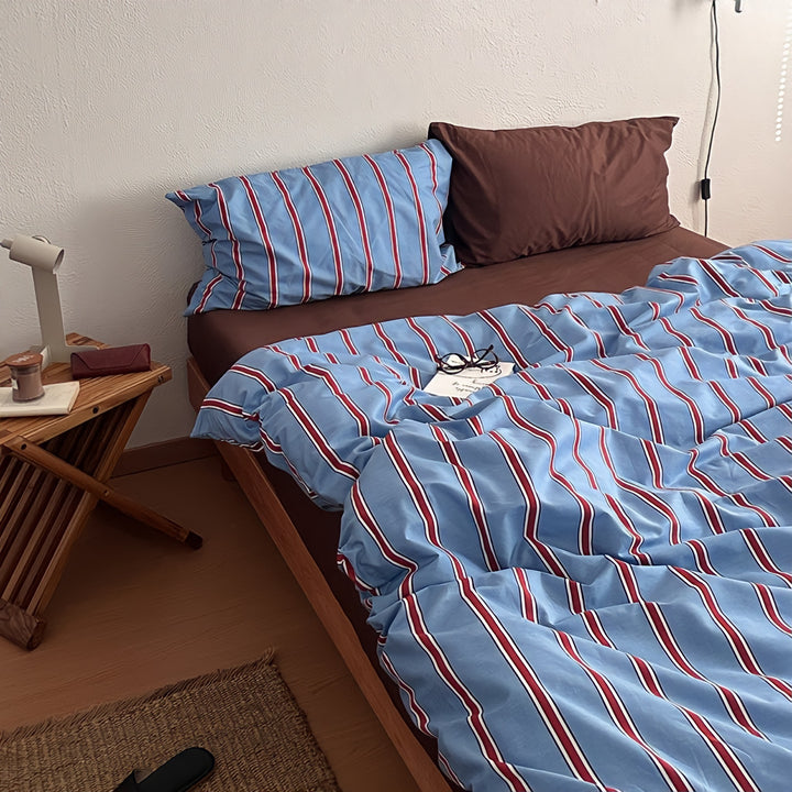 シンプルストライプ寝具セット