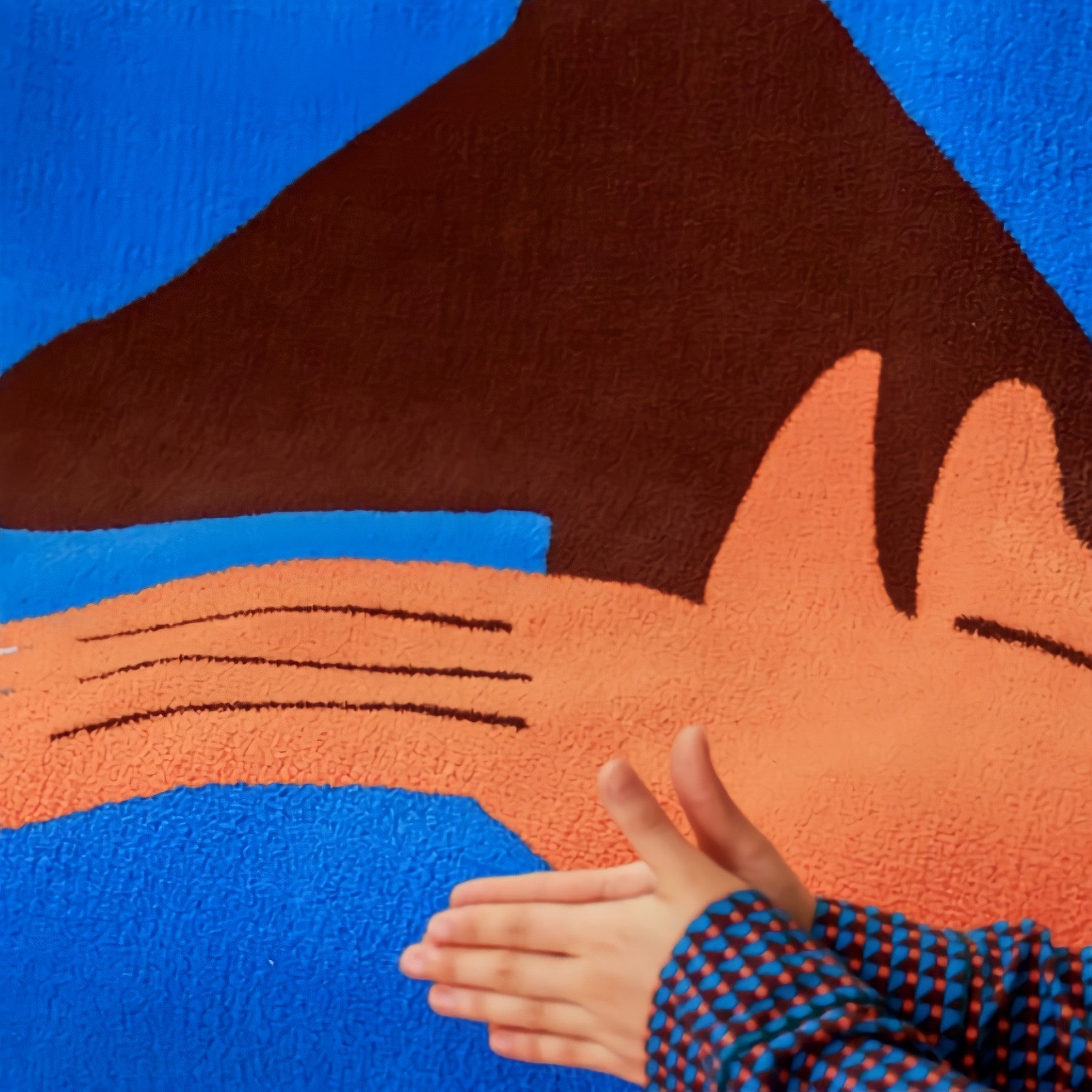 Shadow Horse Fleece Fabric Blanket