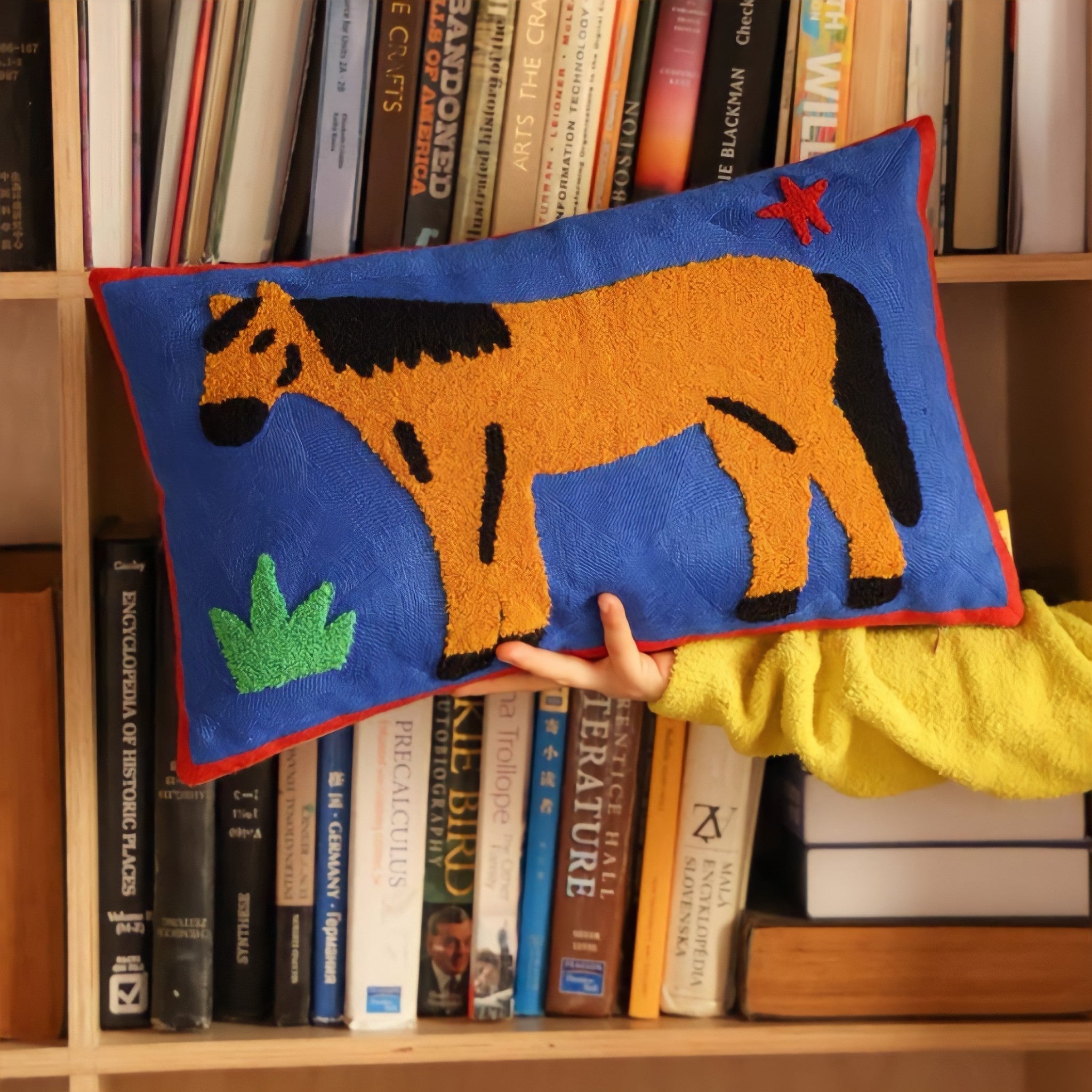 Shadow Horse Fleece Fabric Blanket