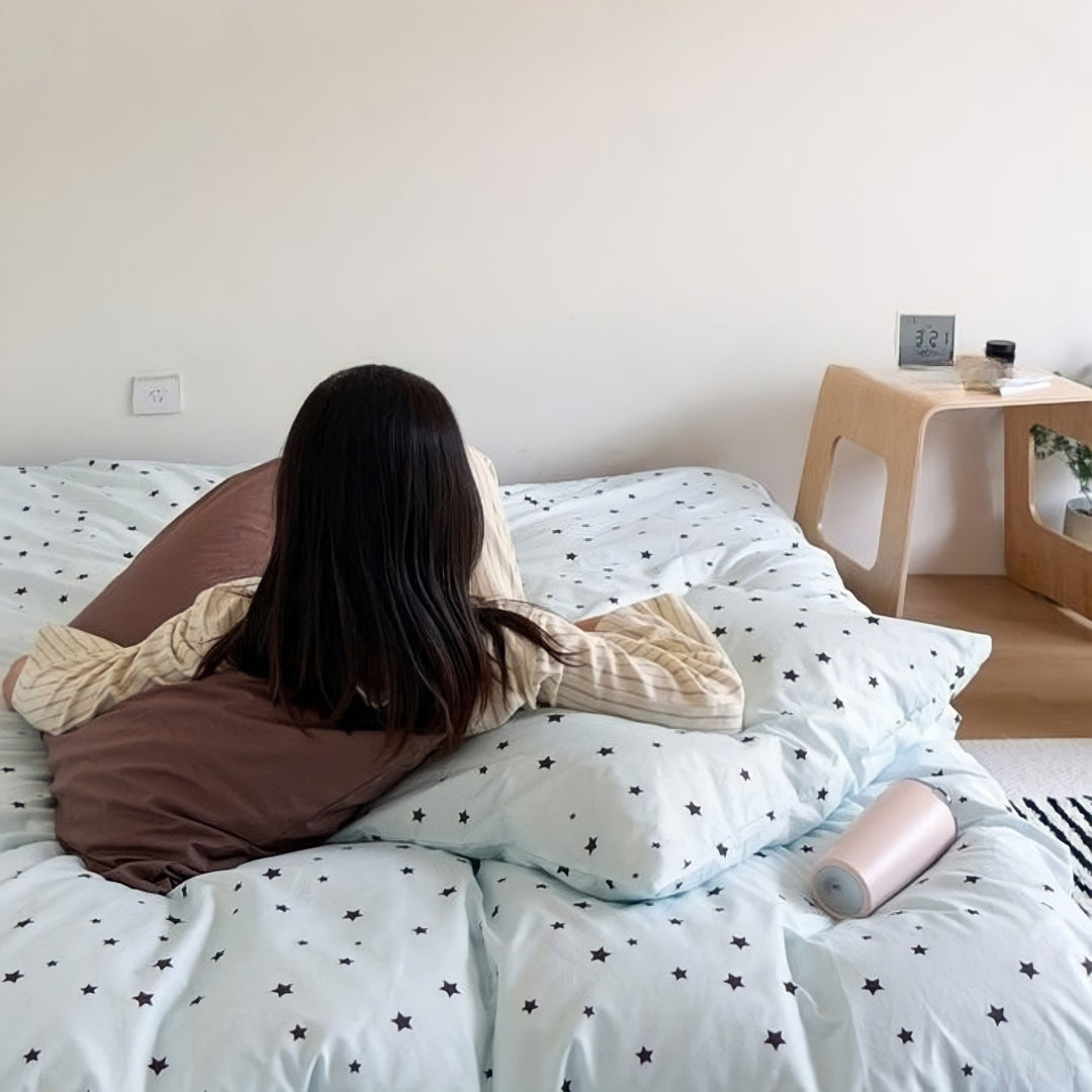 ミニスター コットン寝具セット ブルー