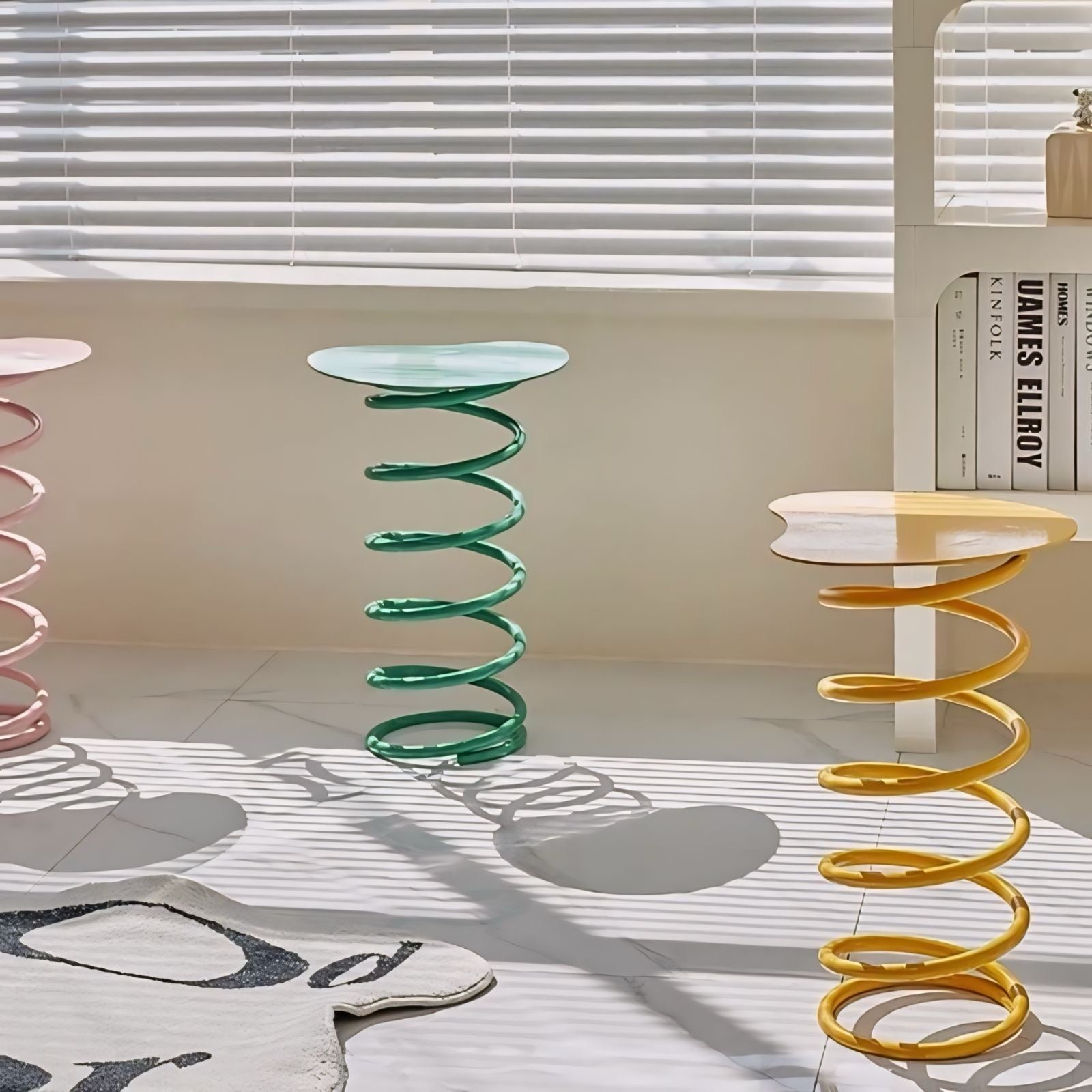 カラフルスプリングミニサイドテーブル kocol