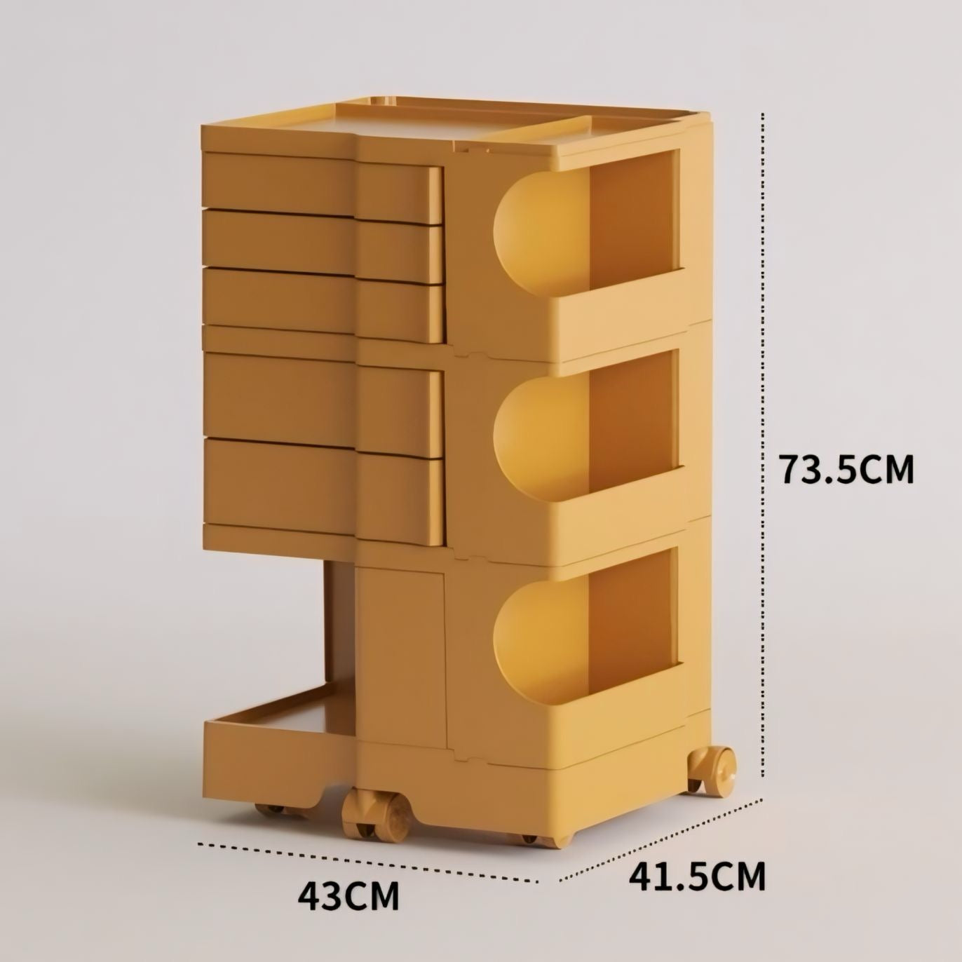 キャスター付きボビーワゴン kocol