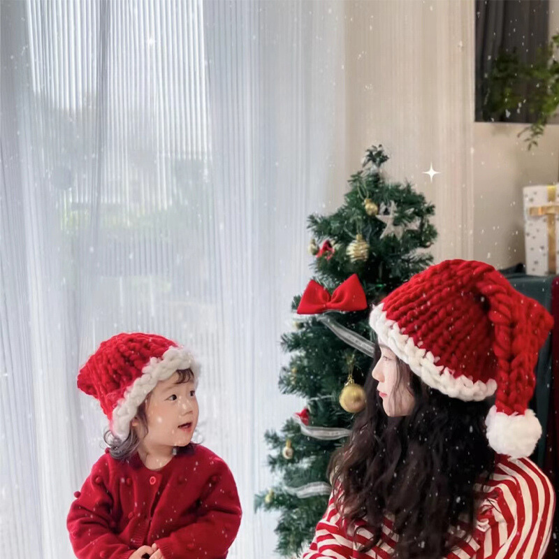 ニットウールサンタ帽子 kocol