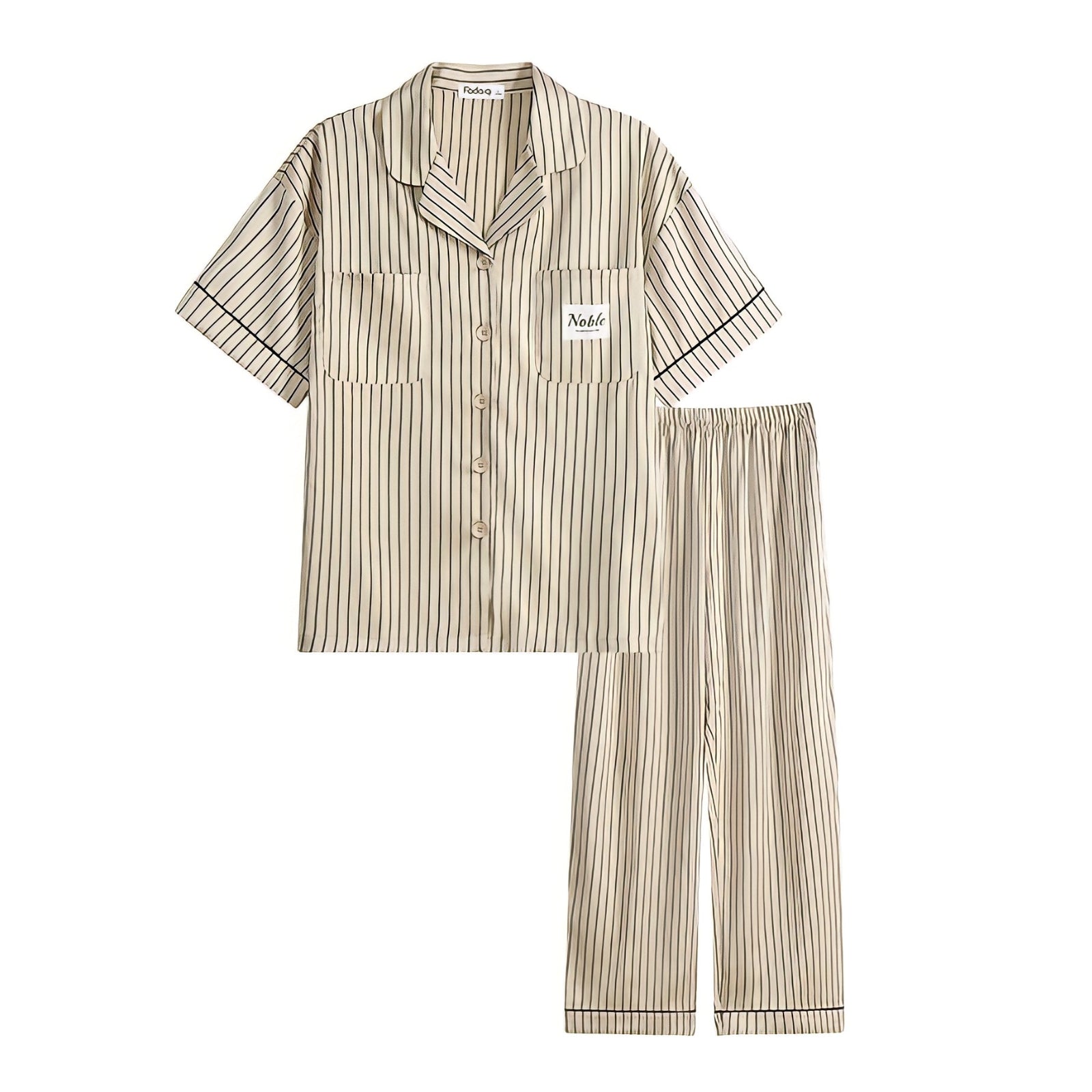 Cool Touch Striped Pajamas