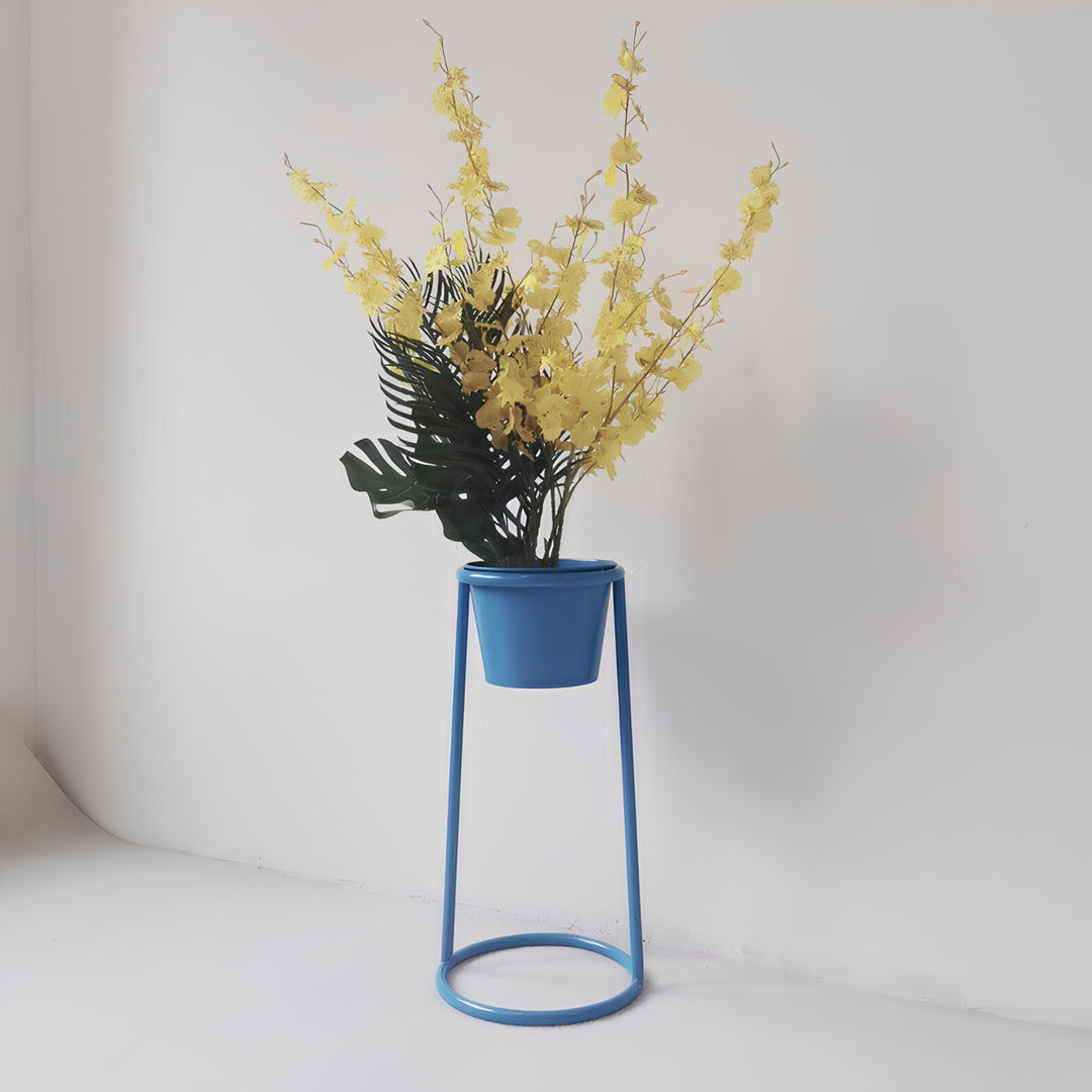 Slim High-Type Plant Stand Prussian Blue