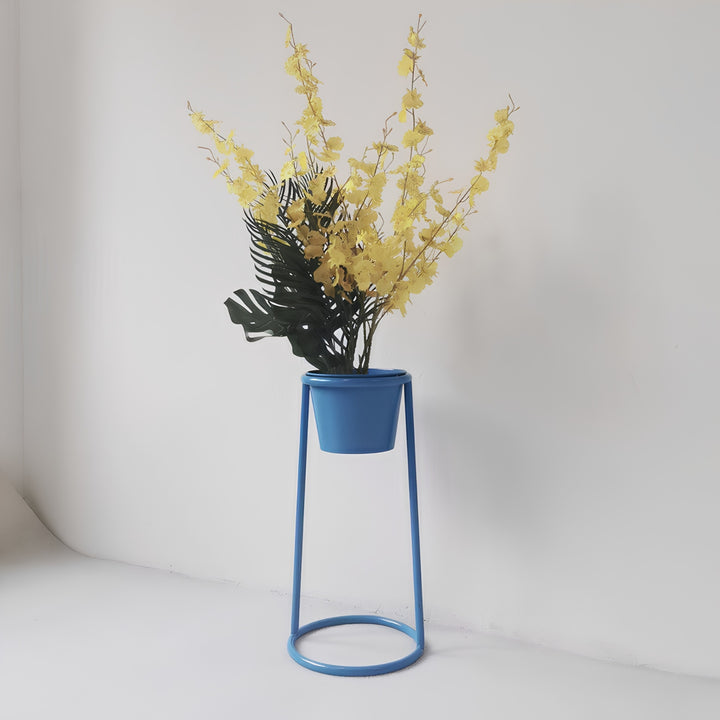 Slim High-Type Plant Stand Prussian Blue