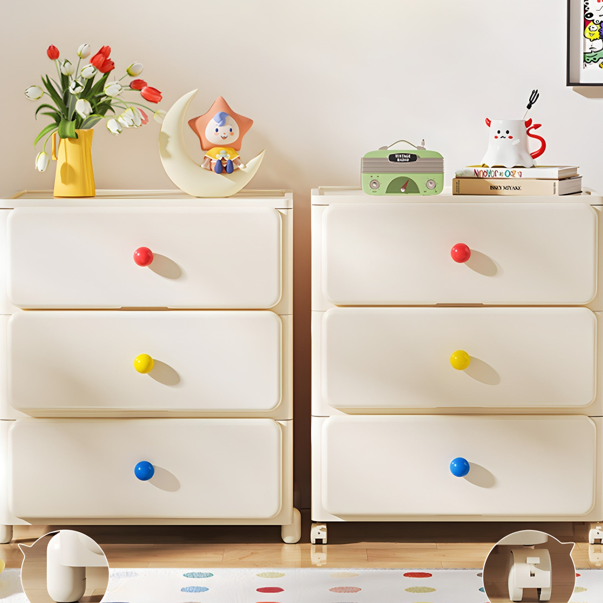 Pop Color Rolling Chest