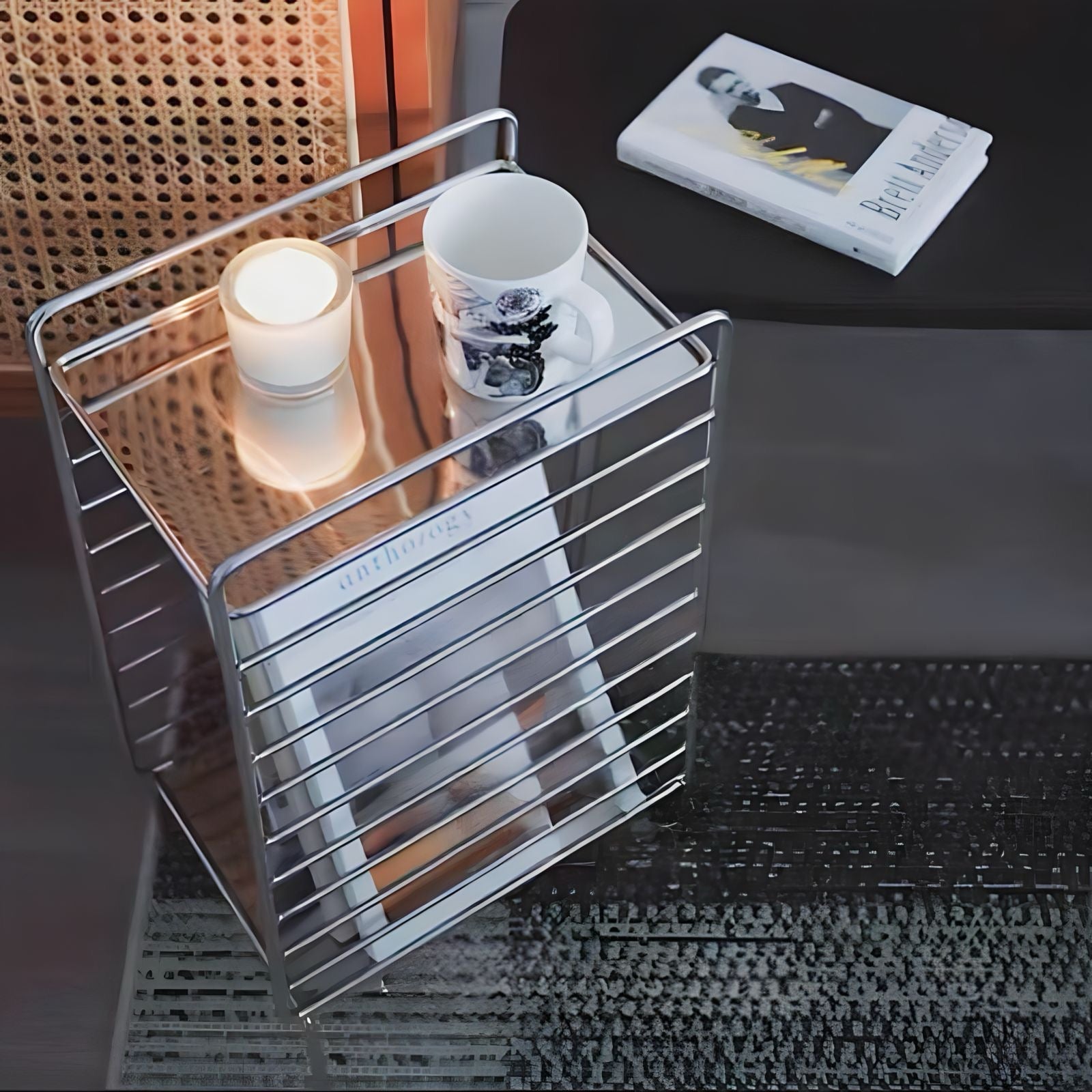 シンプルアイアンサイドテーブル kocol