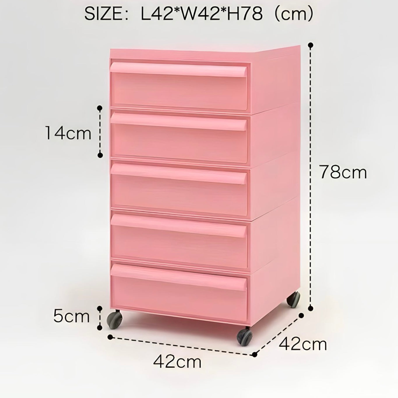 モダンカラフル可動式キャビネット kocol