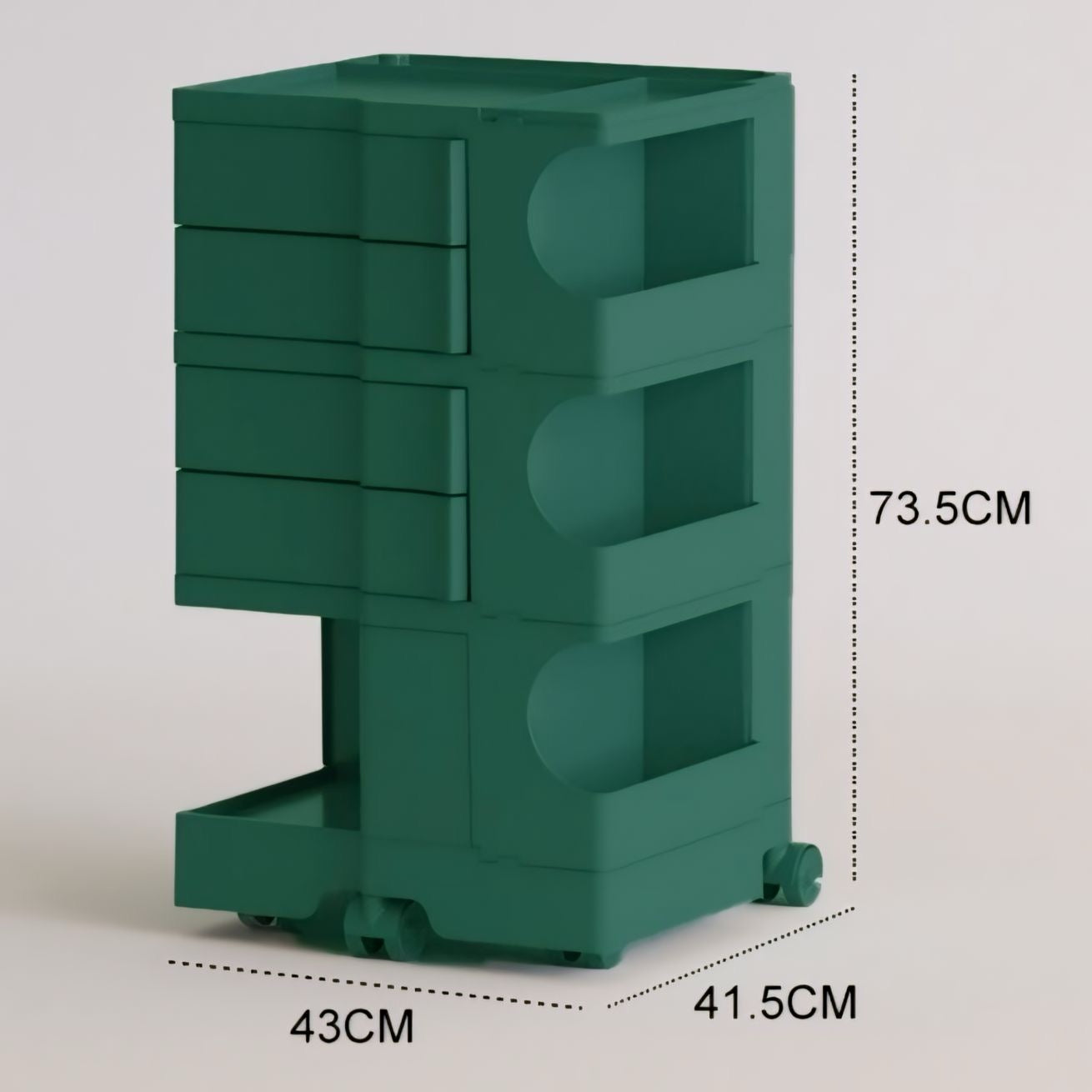 キャスター付きボビーワゴン kocol