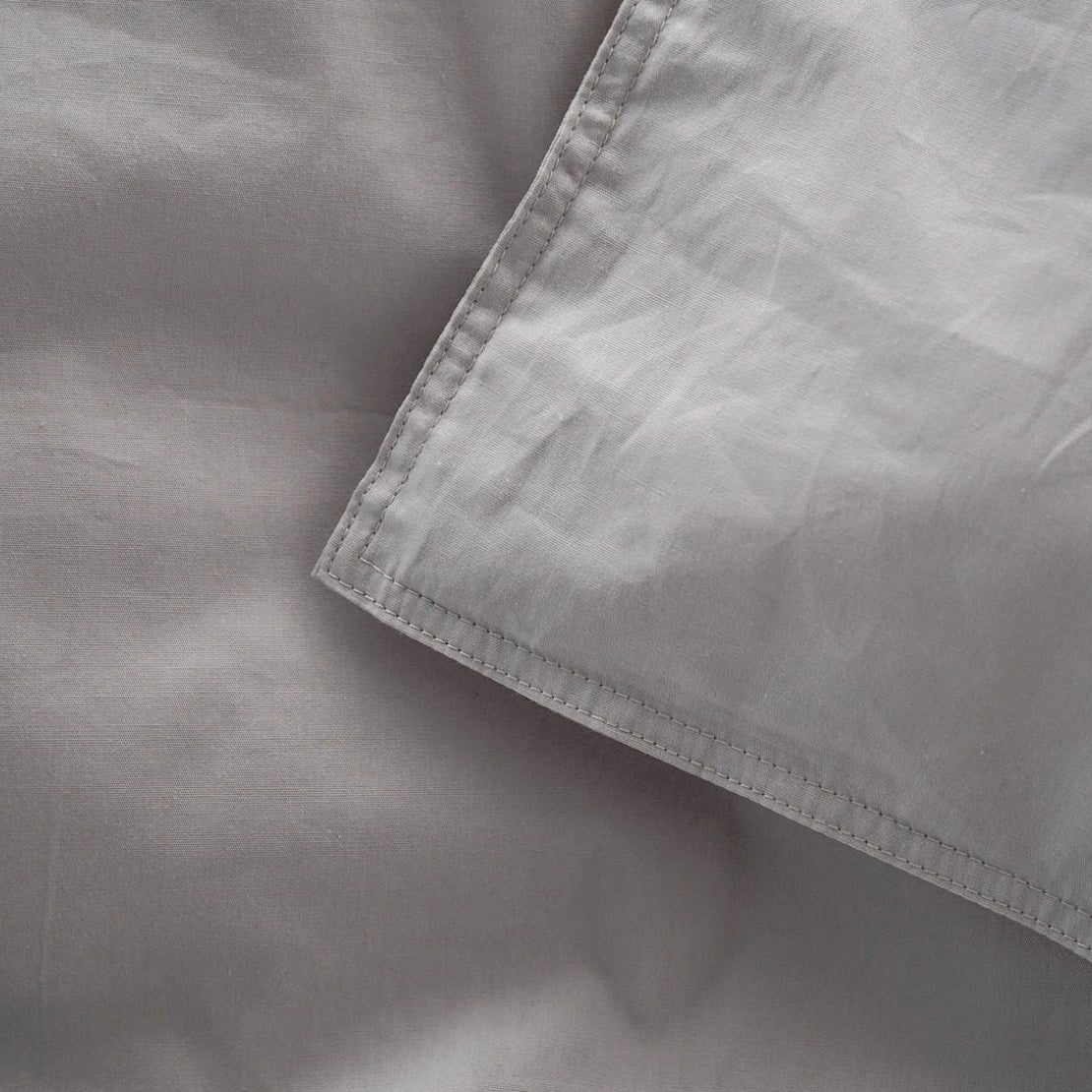 ピュアコットンニュアンスパステル布団カバー グレー