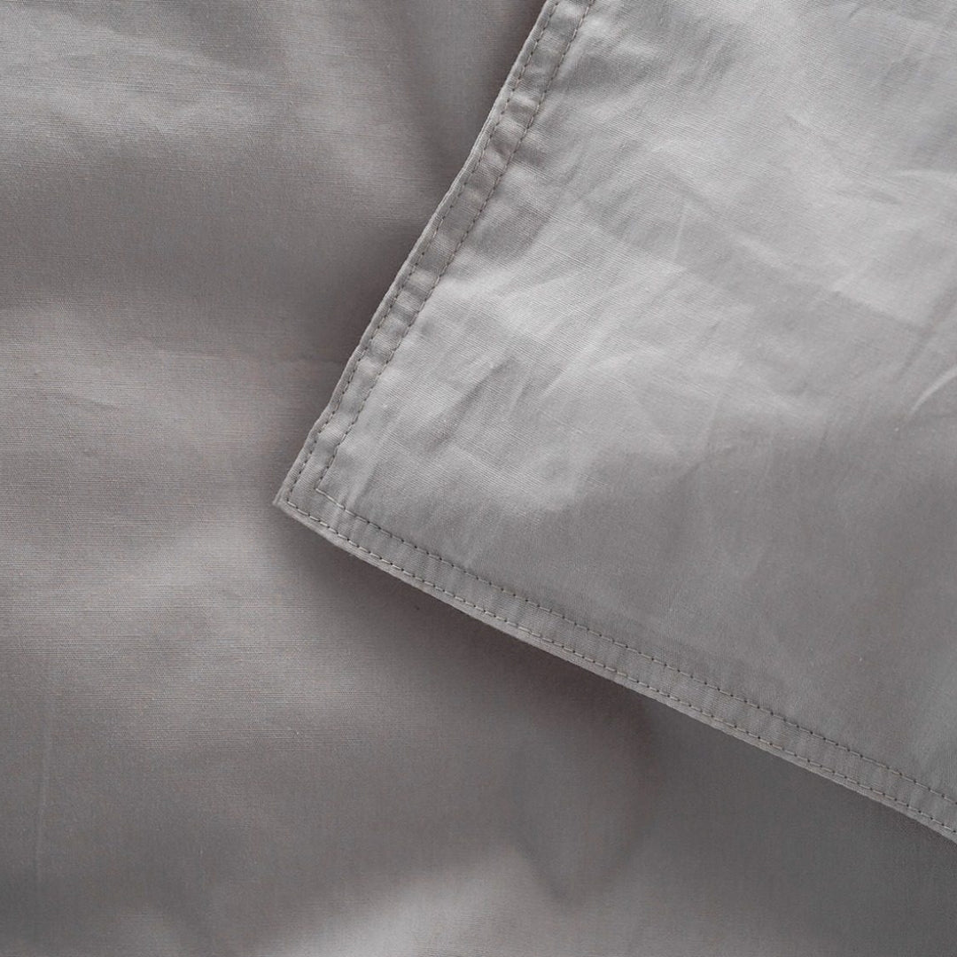 Pure cotton nuance pastel duvet cover, grey