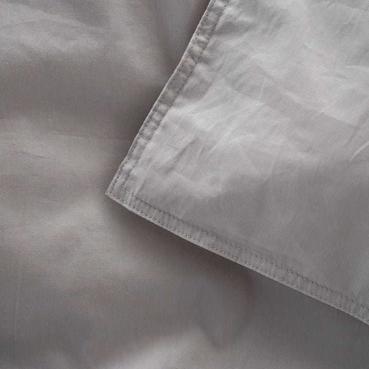 Pure cotton nuance pastel duvet cover, grey