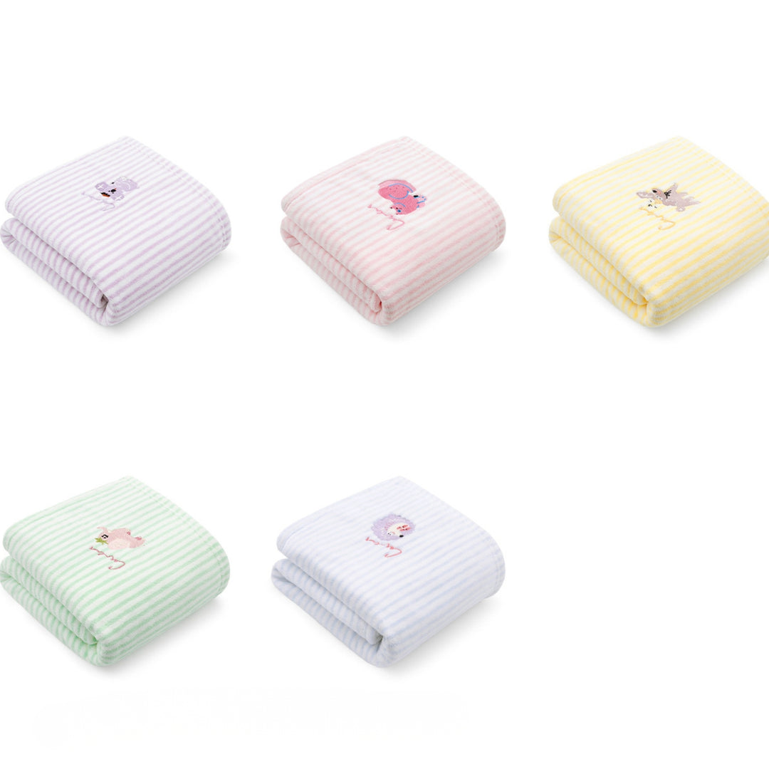Striped antibacterial towel