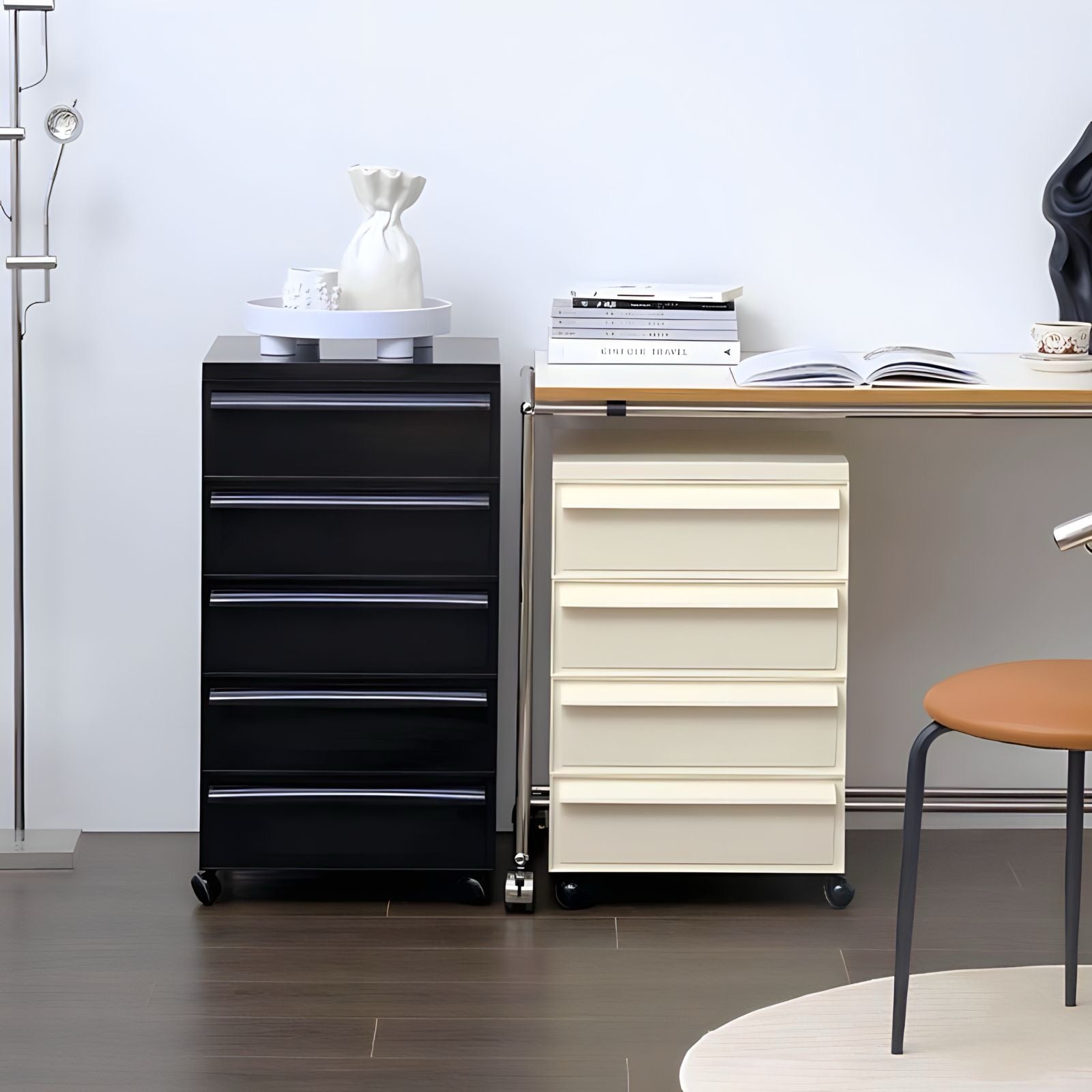 モダンカラフル可動式キャビネット kocol