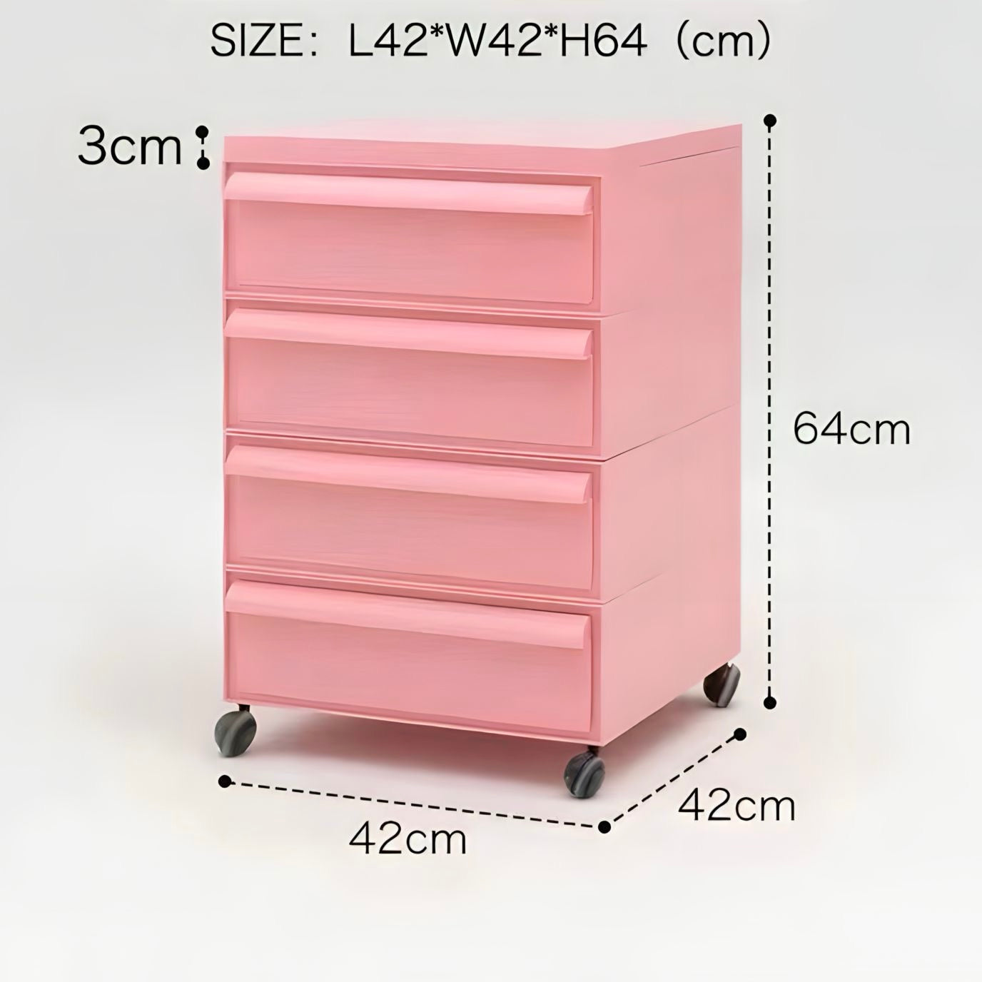 モダンカラフル可動式キャビネット kocol