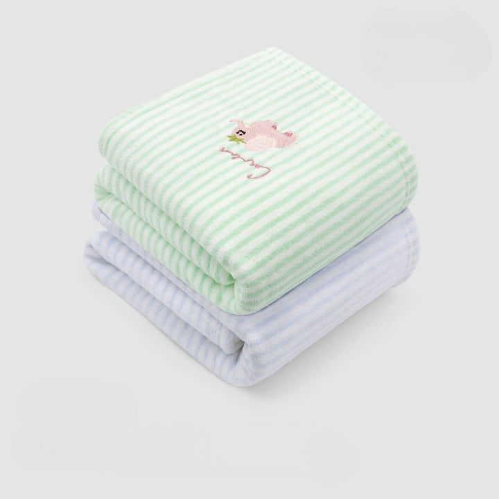 Striped antibacterial towel