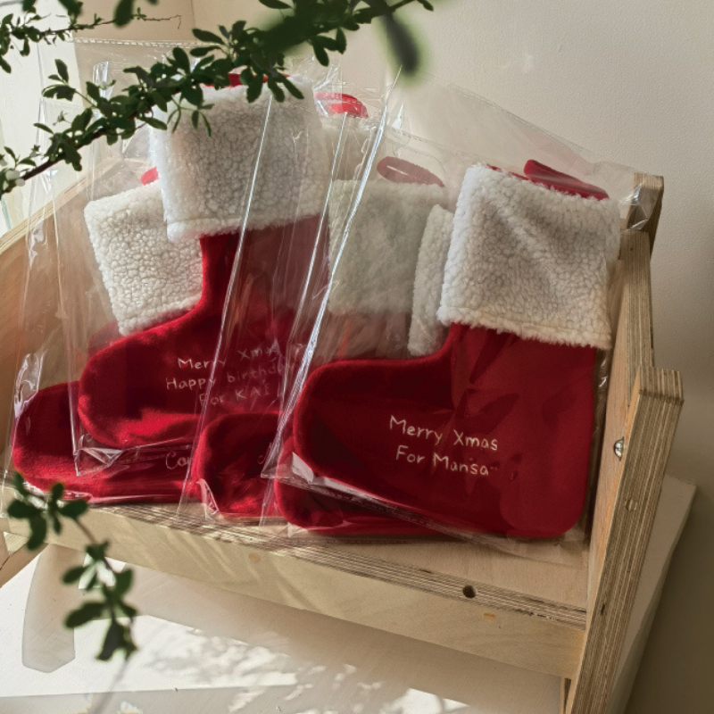 【カスタマイズ対応】クリスマスソックス kocol