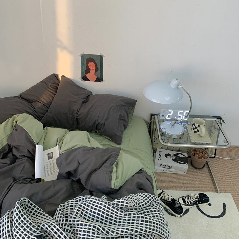 ダブルカラー2トーン寝具セット 