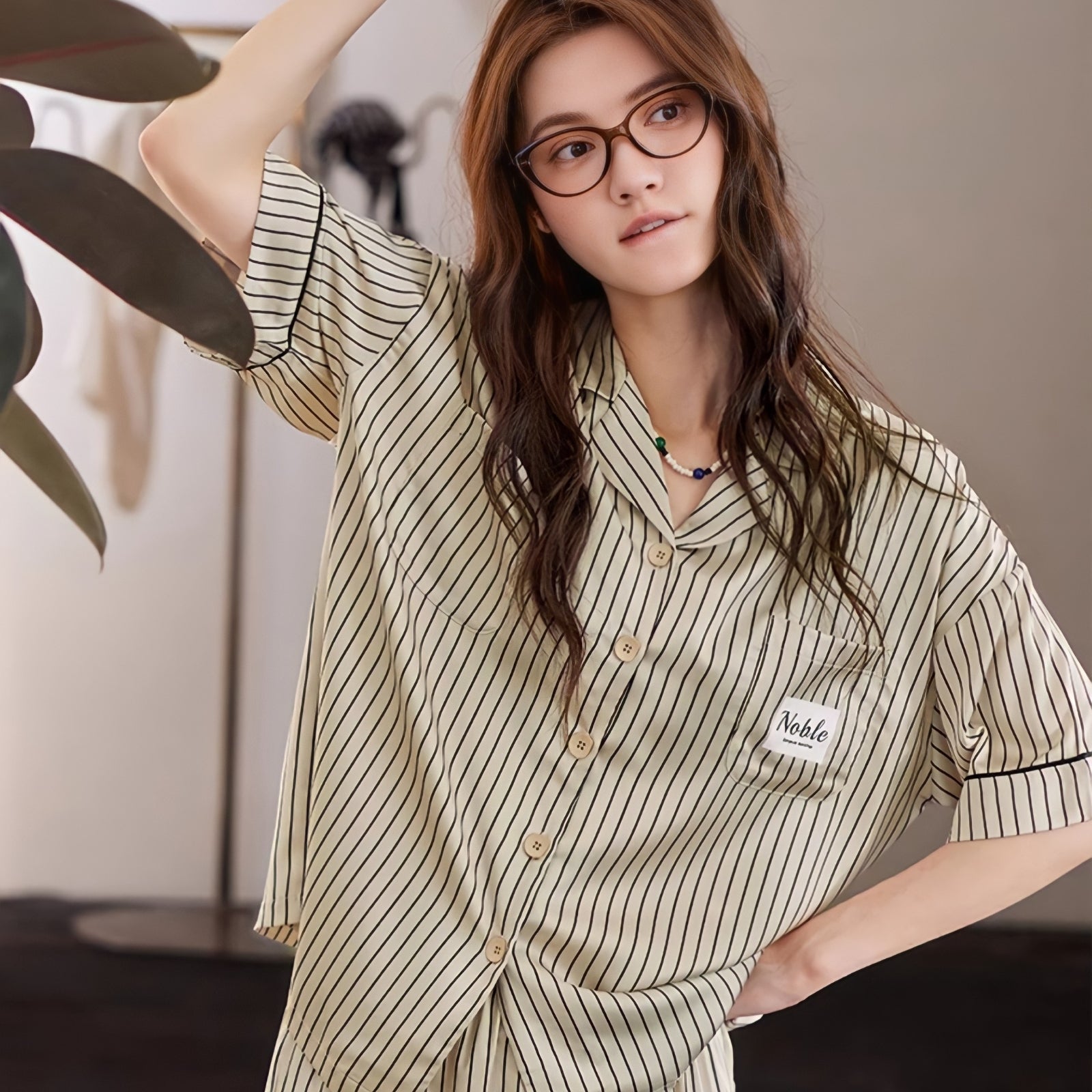 Cool Touch Striped Pajamas