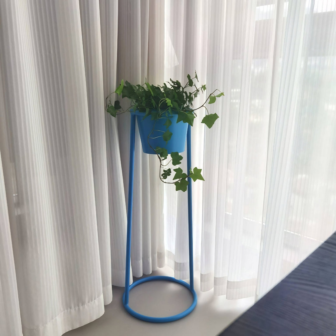Slim High-Type Plant Stand Prussian Blue