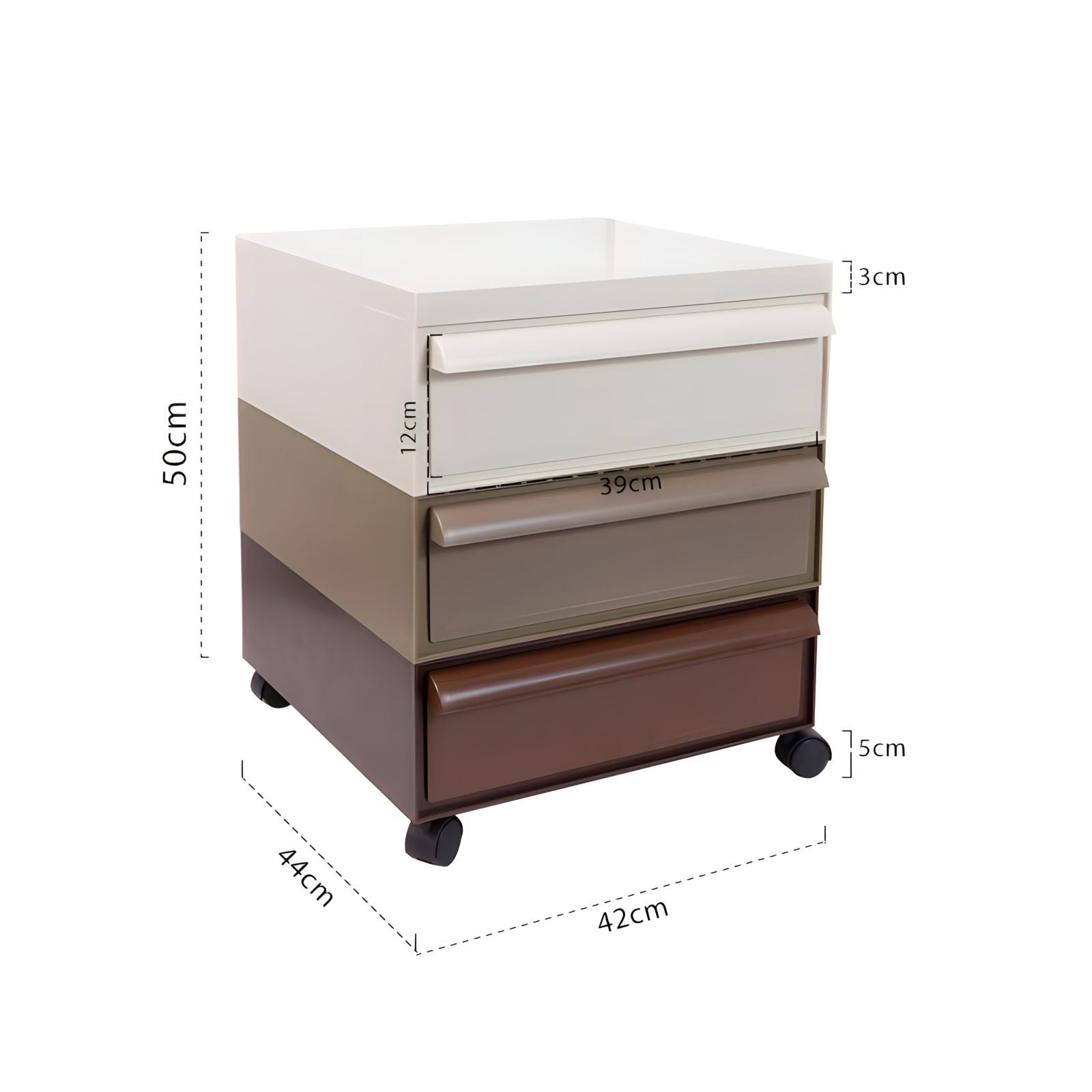 モダンカラフル可動式キャビネット kocol