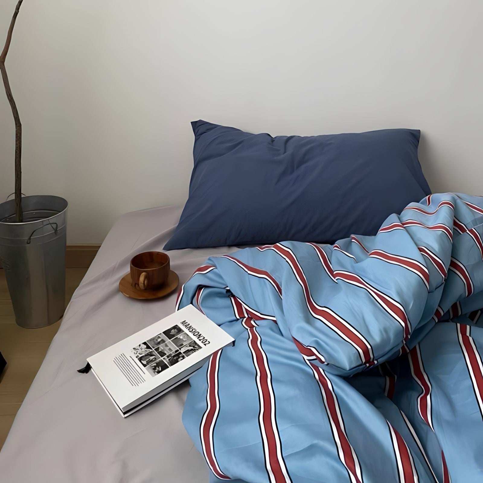 シンプルストライプ寝具セット kocol