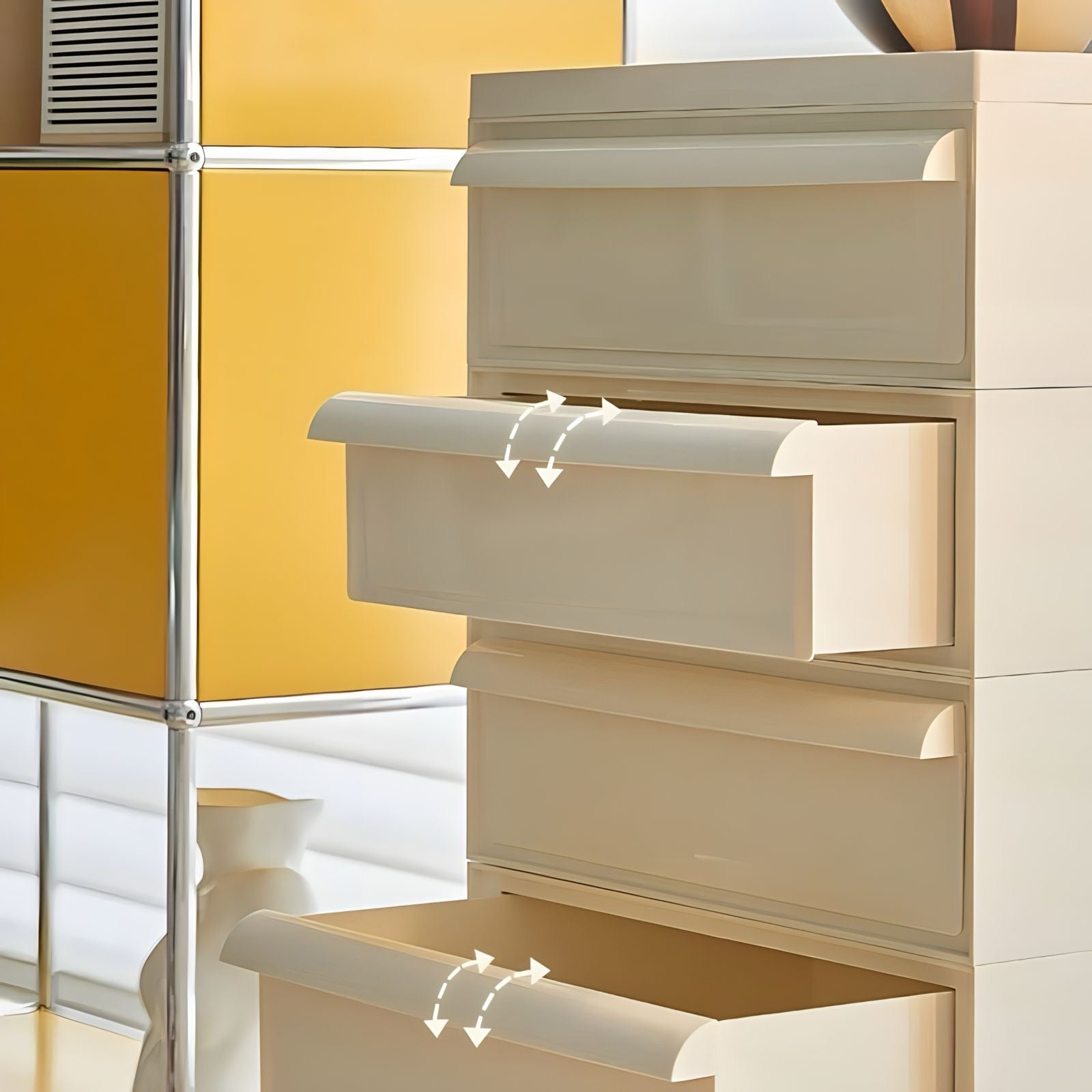 モダンカラフル可動式キャビネット kocol