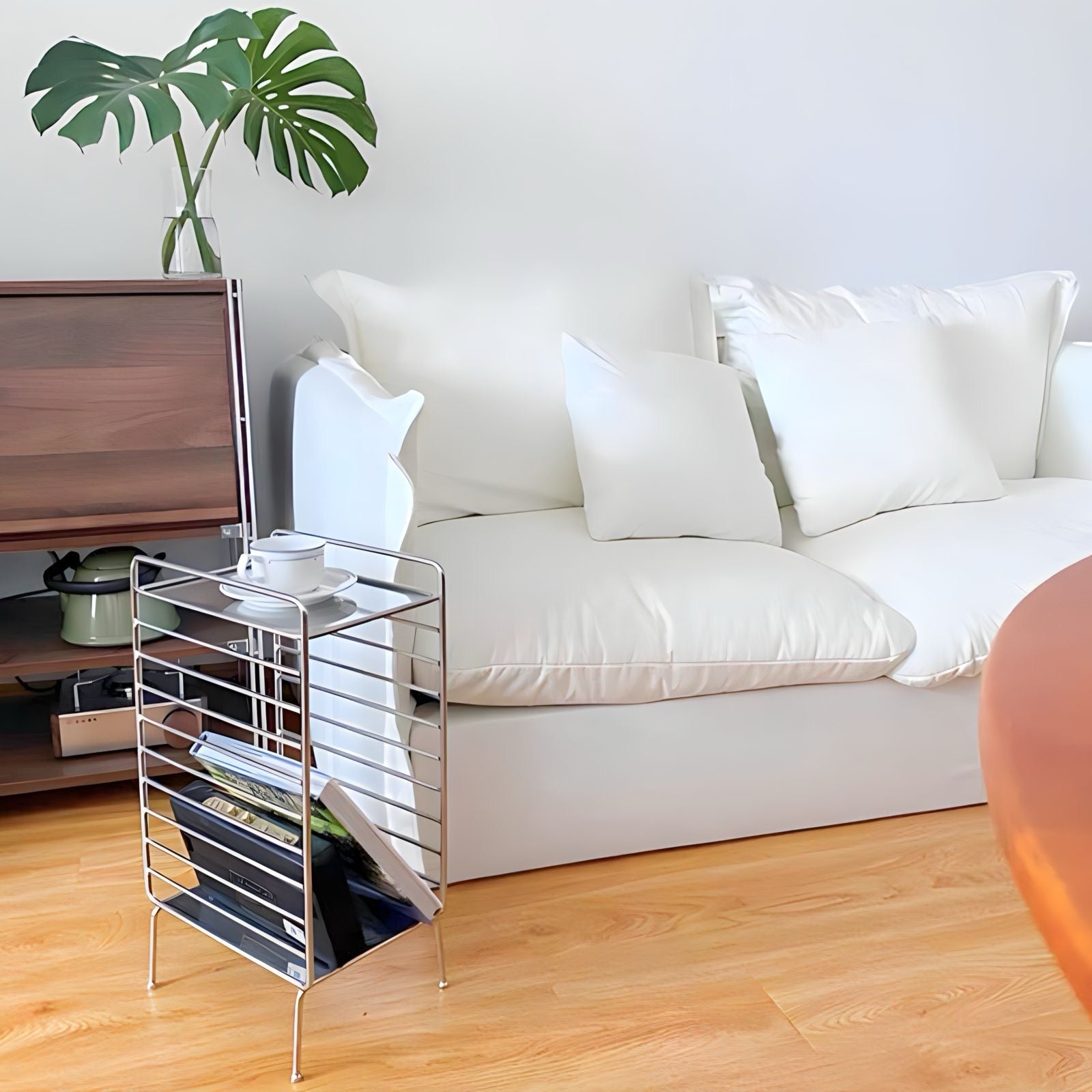 シンプルアイアンサイドテーブル kocol