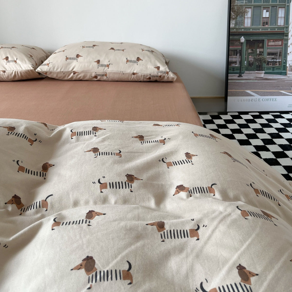 ダックスフンド 総柄寝具セット – kocol