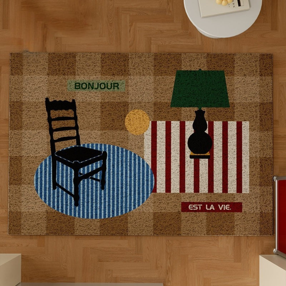 ライフアートドアマット チェア