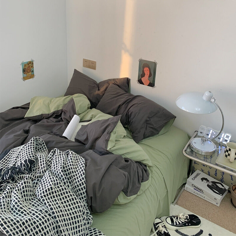 ダブルカラー2トーン寝具セット 