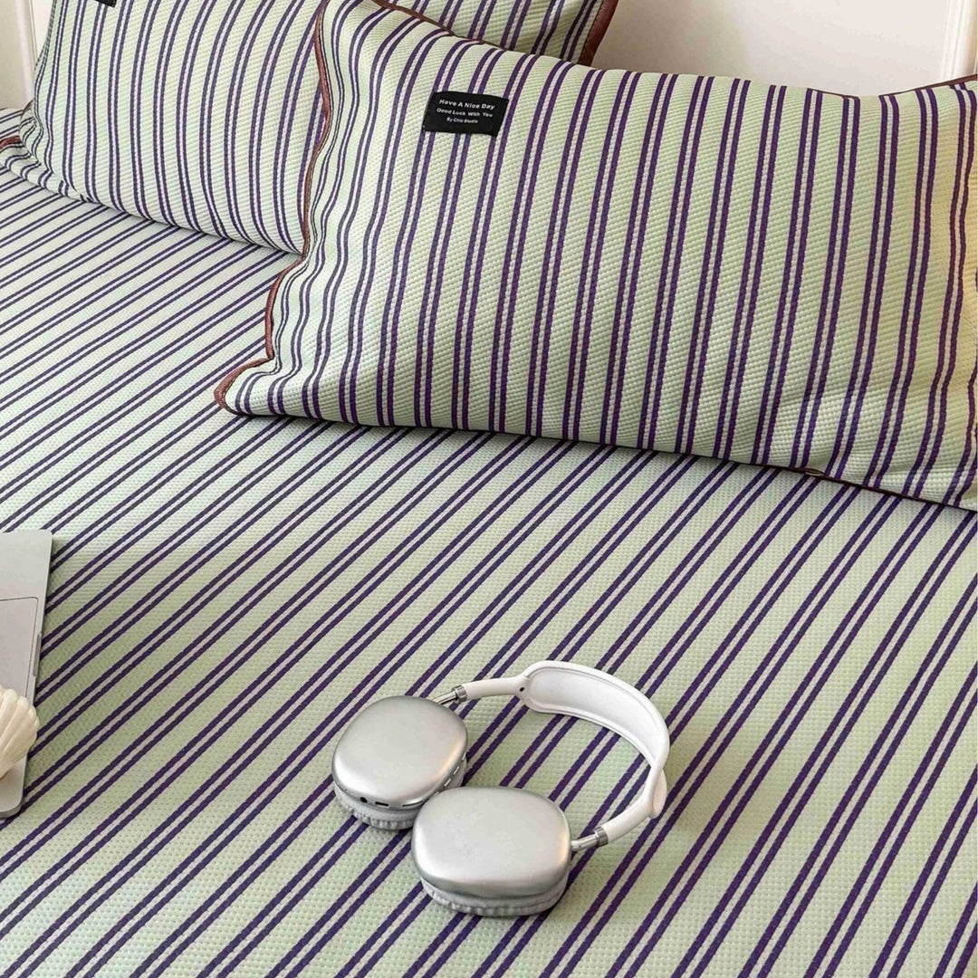 Modern Stripe Cool Pad Purple