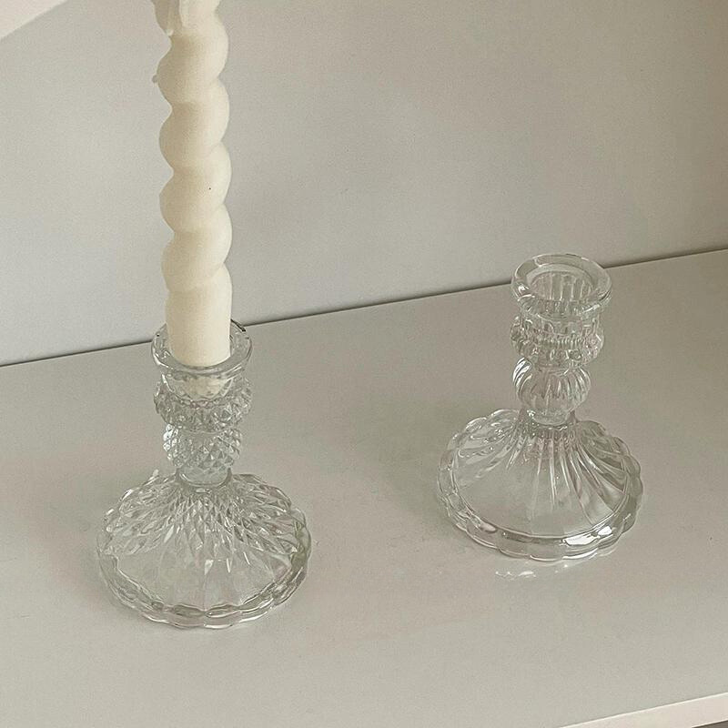 クリスタルガラス キャンドル / Crystal glass candle - kocol