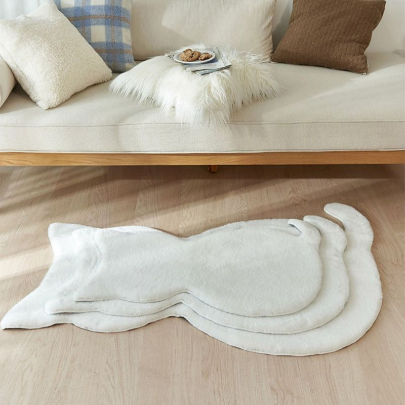 キャットシルエットラグマット kocol