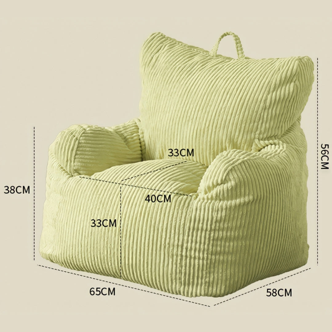 コーデュロイビーズミニソファ