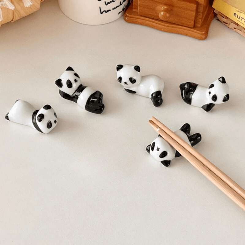 パンダ箸置き / panda chopstick rest - kocol