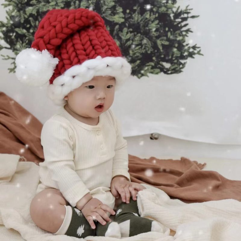 ニットウールサンタ帽子 kocol