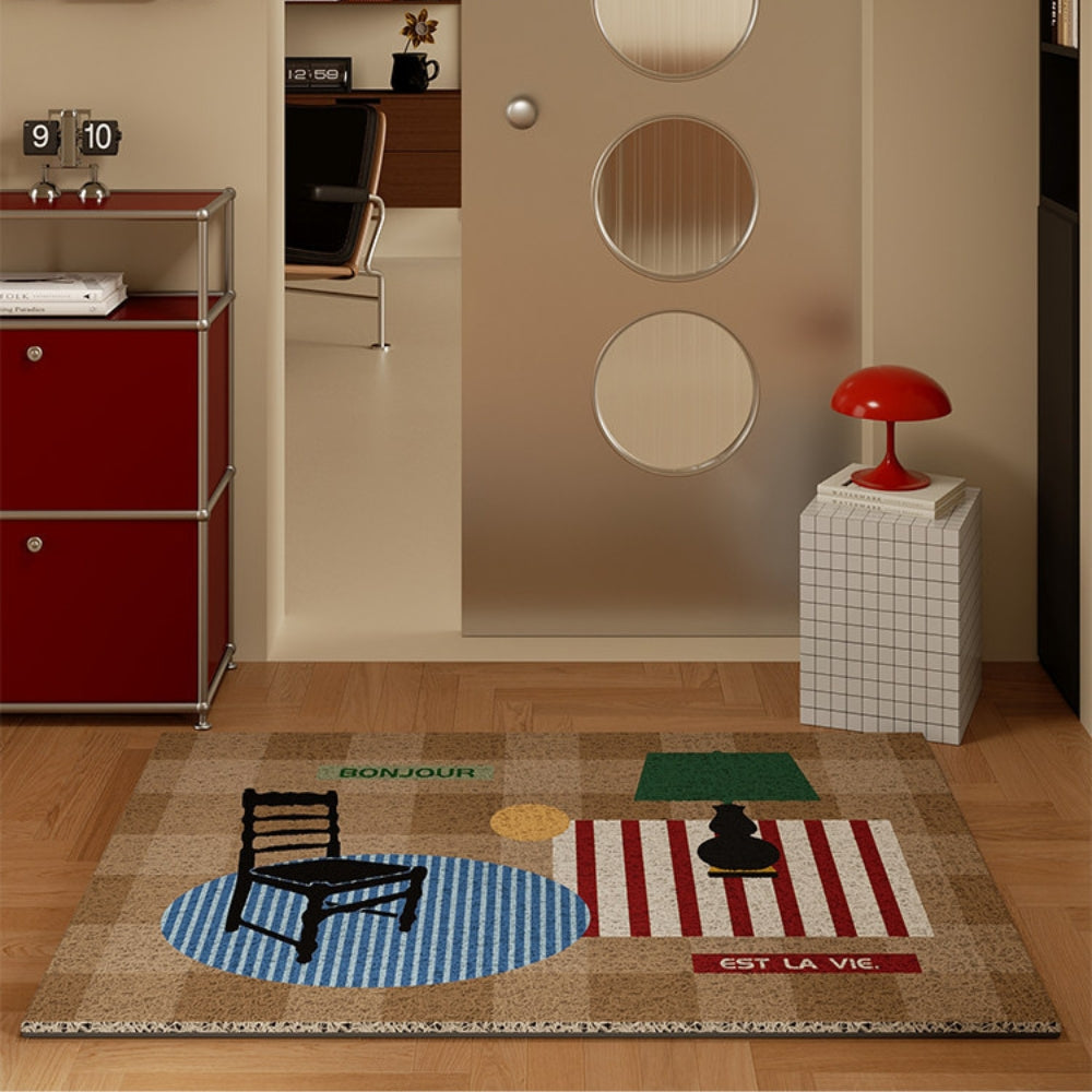 ライフアートドアマット チェア