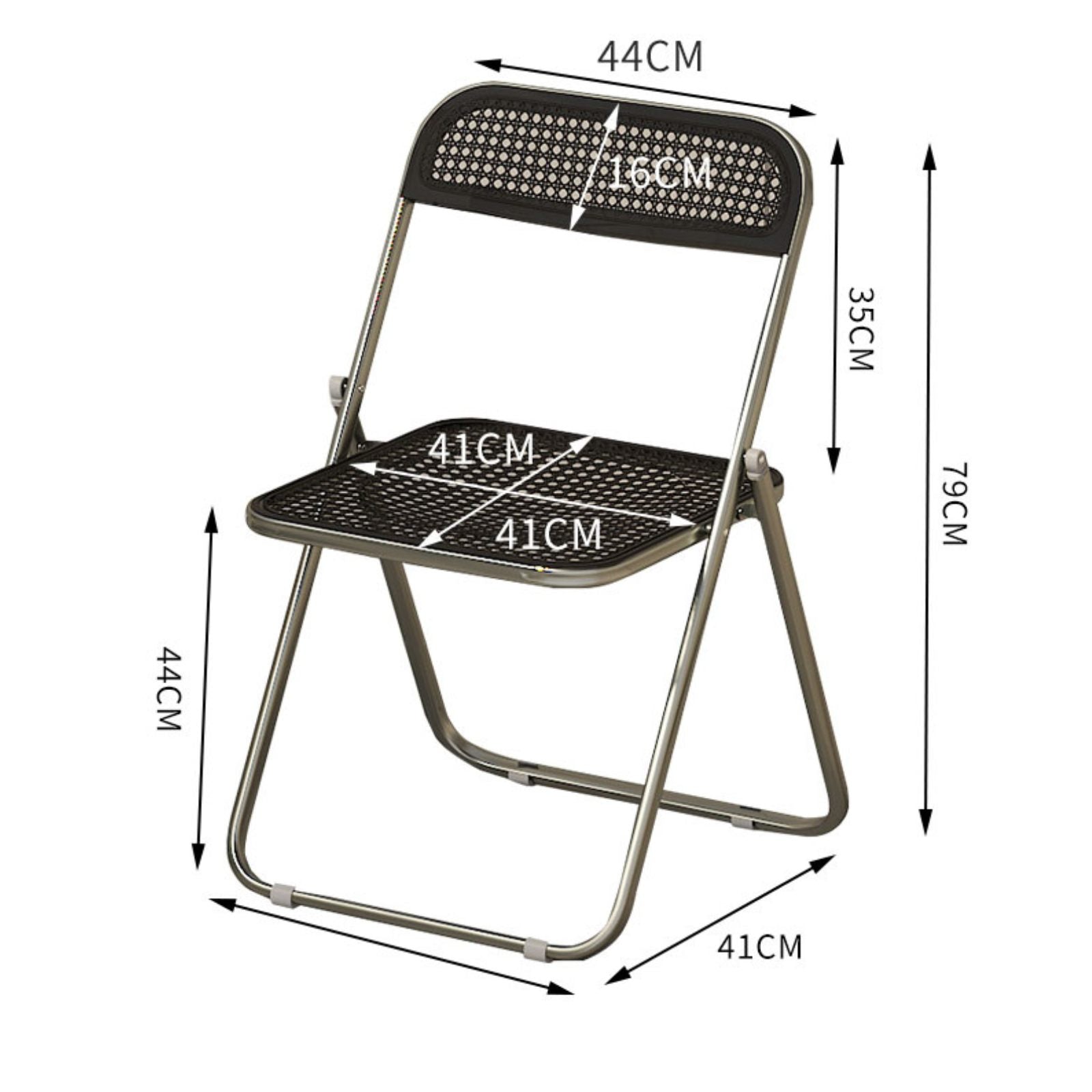 カラフルラタンスタイル折り畳みチェア