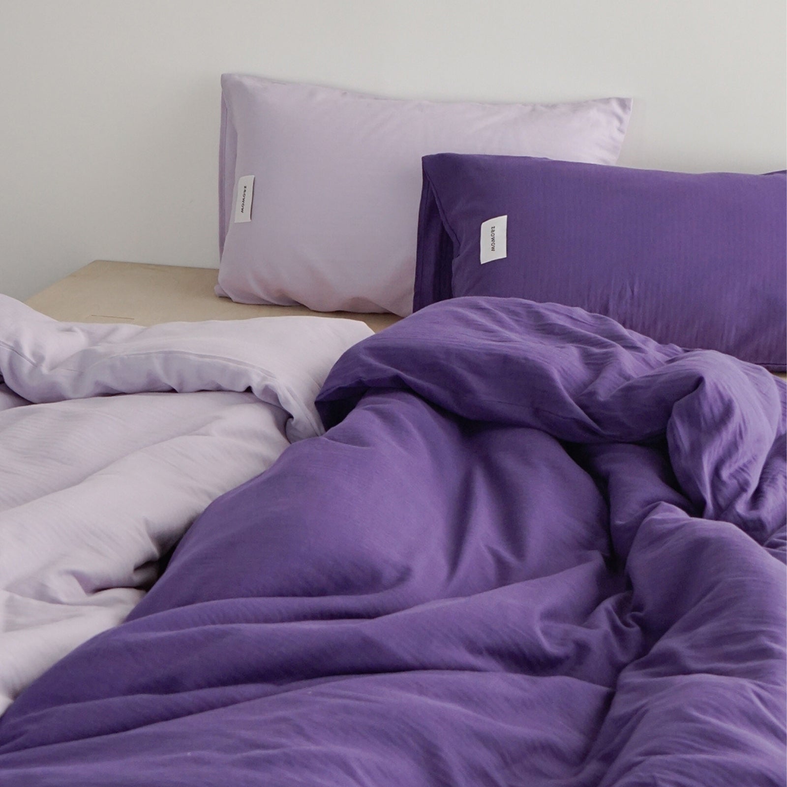 シングル布団カバー枕カバーセット ディープパープル – kocol