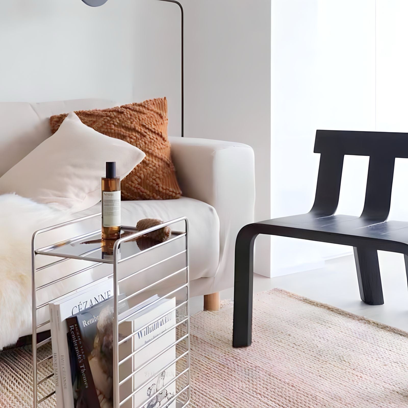 シンプルアイアンサイドテーブル kocol