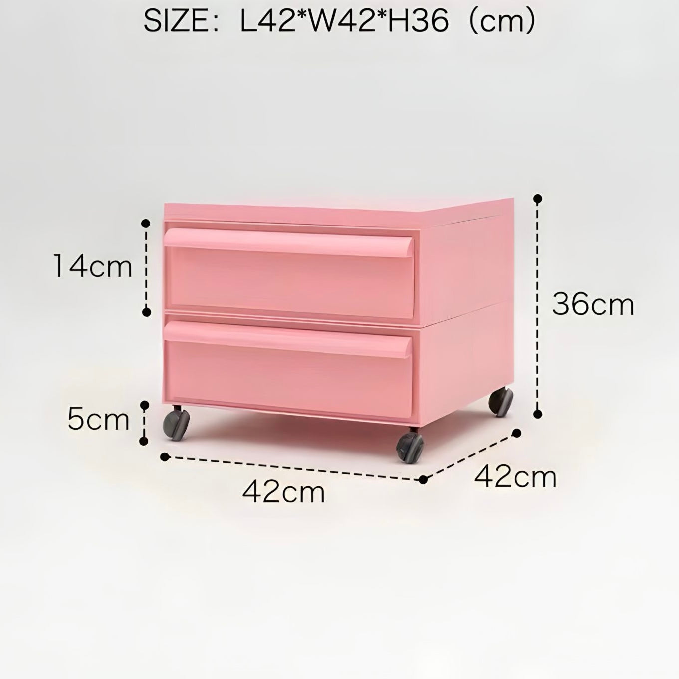 モダンカラフル可動式キャビネット kocol