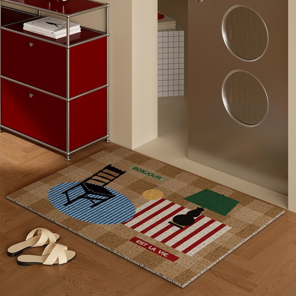 ライフアートドアマット チェア