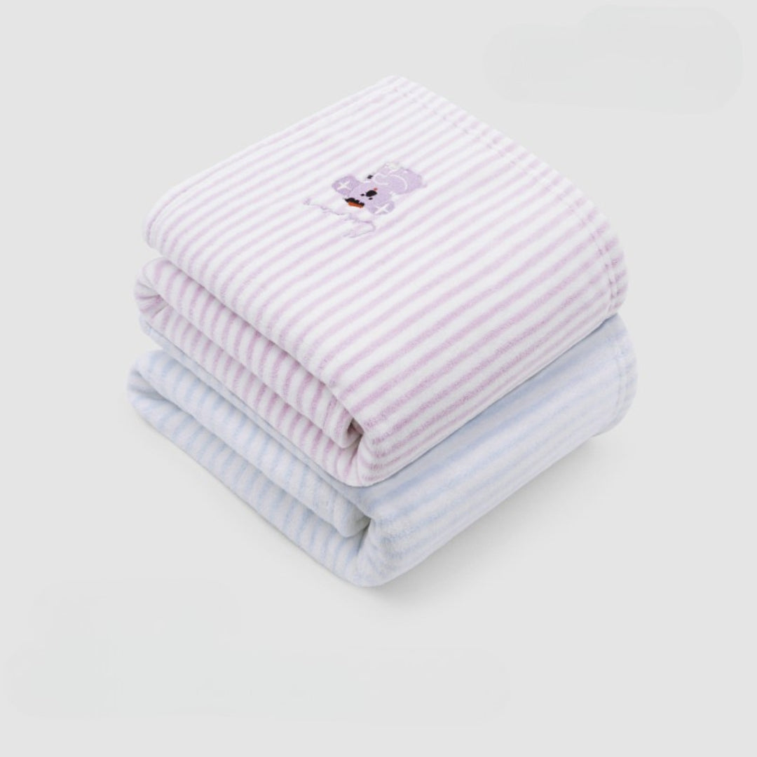 Striped antibacterial towel