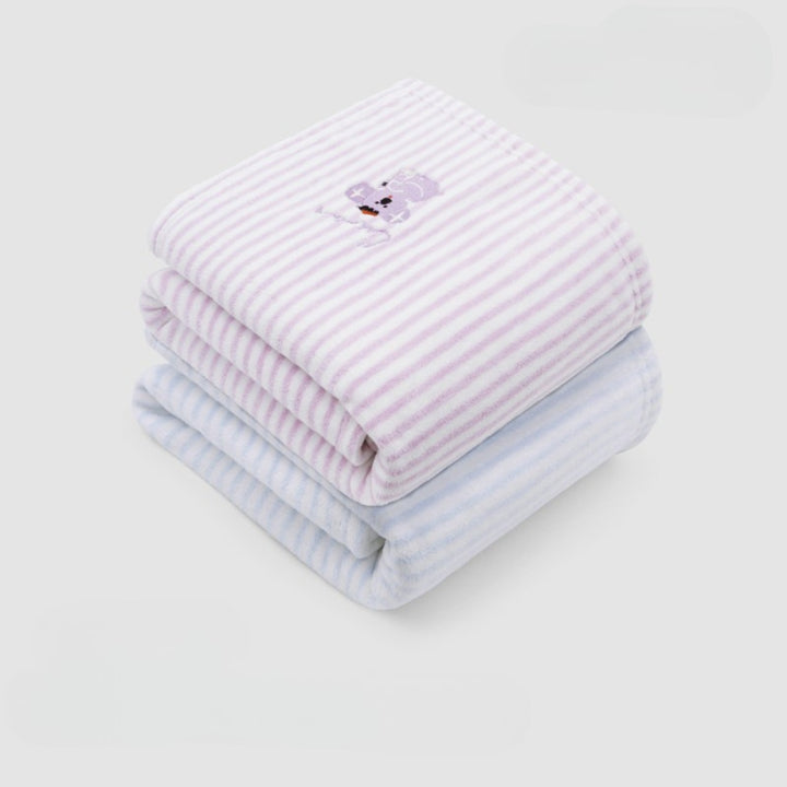 Striped antibacterial towel