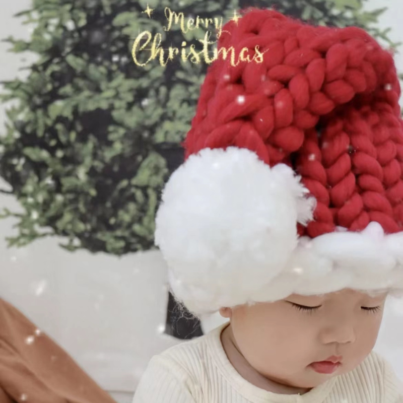 ニットウールサンタ帽子 kocol