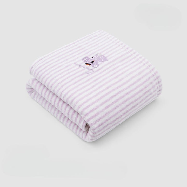 Striped antibacterial towel